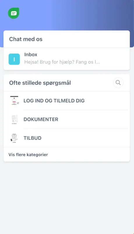 Slotstars Casino chatbot med svar på ofte stillede spørgsmål.