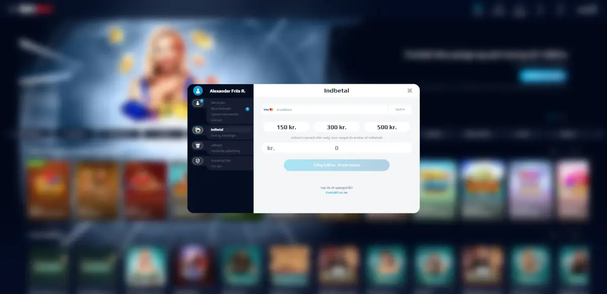 mulige indbetalingsmetoder på netbet casino