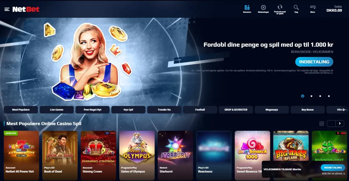Forside til fransk roulette casino.