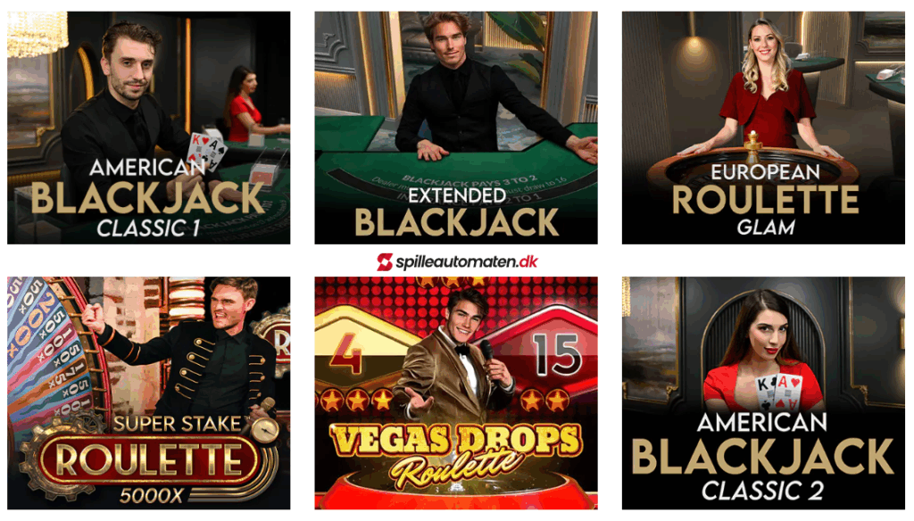 Live casino hos Spilleautomaten.dk